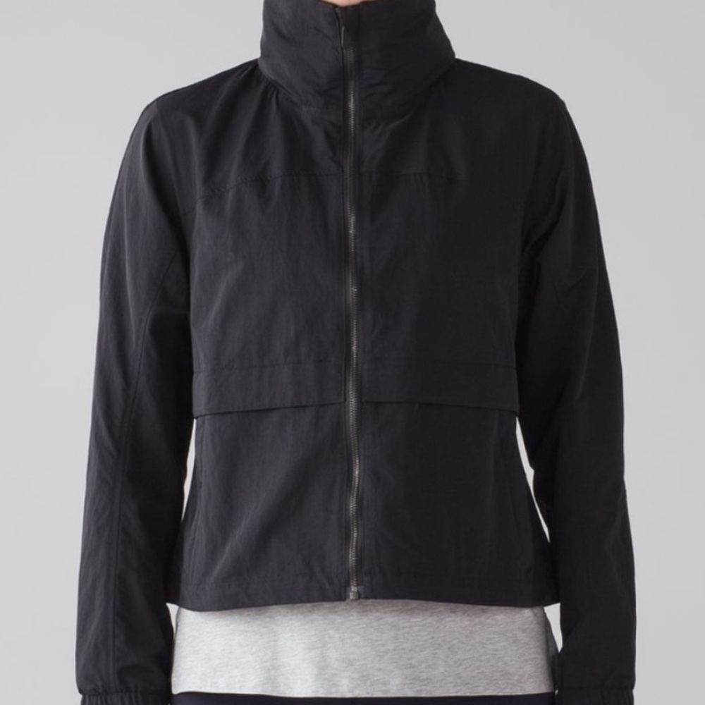 Lululemon black effortless jacket